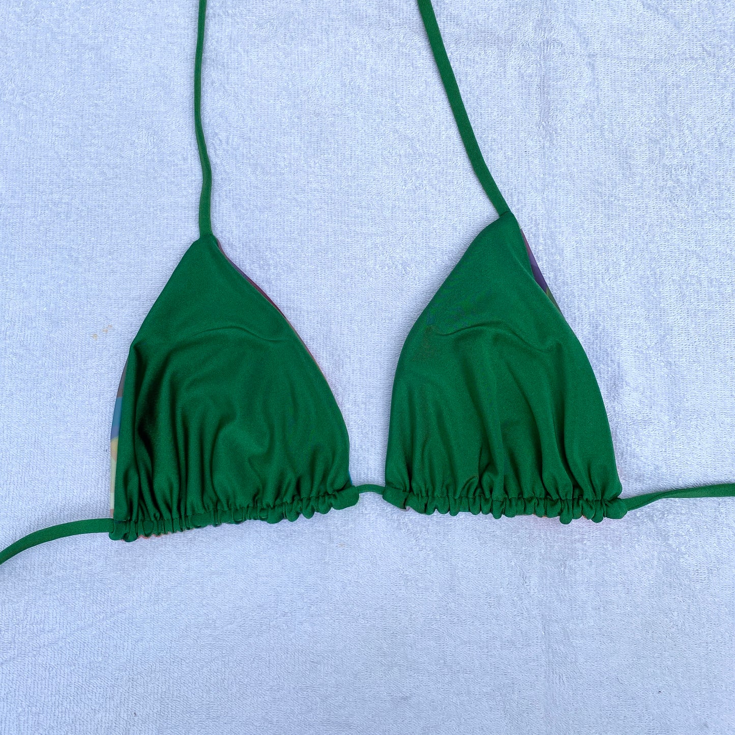 Sumr Top- Green/Kaleidoscope