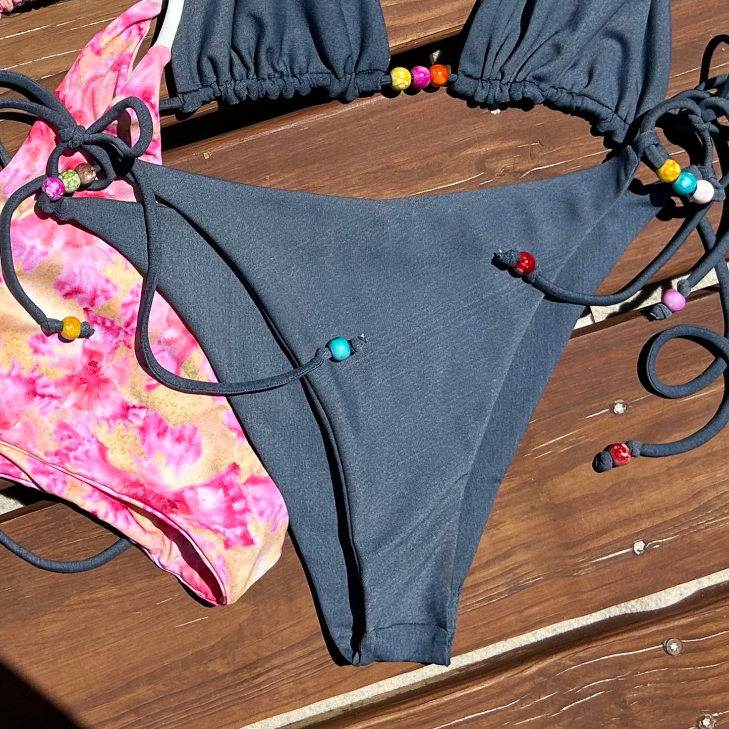 Beaded Tie-up Luni Bottoms