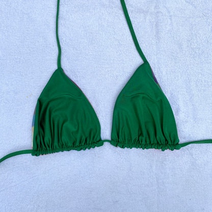 Sumr Top- Green/Kaleidoscope