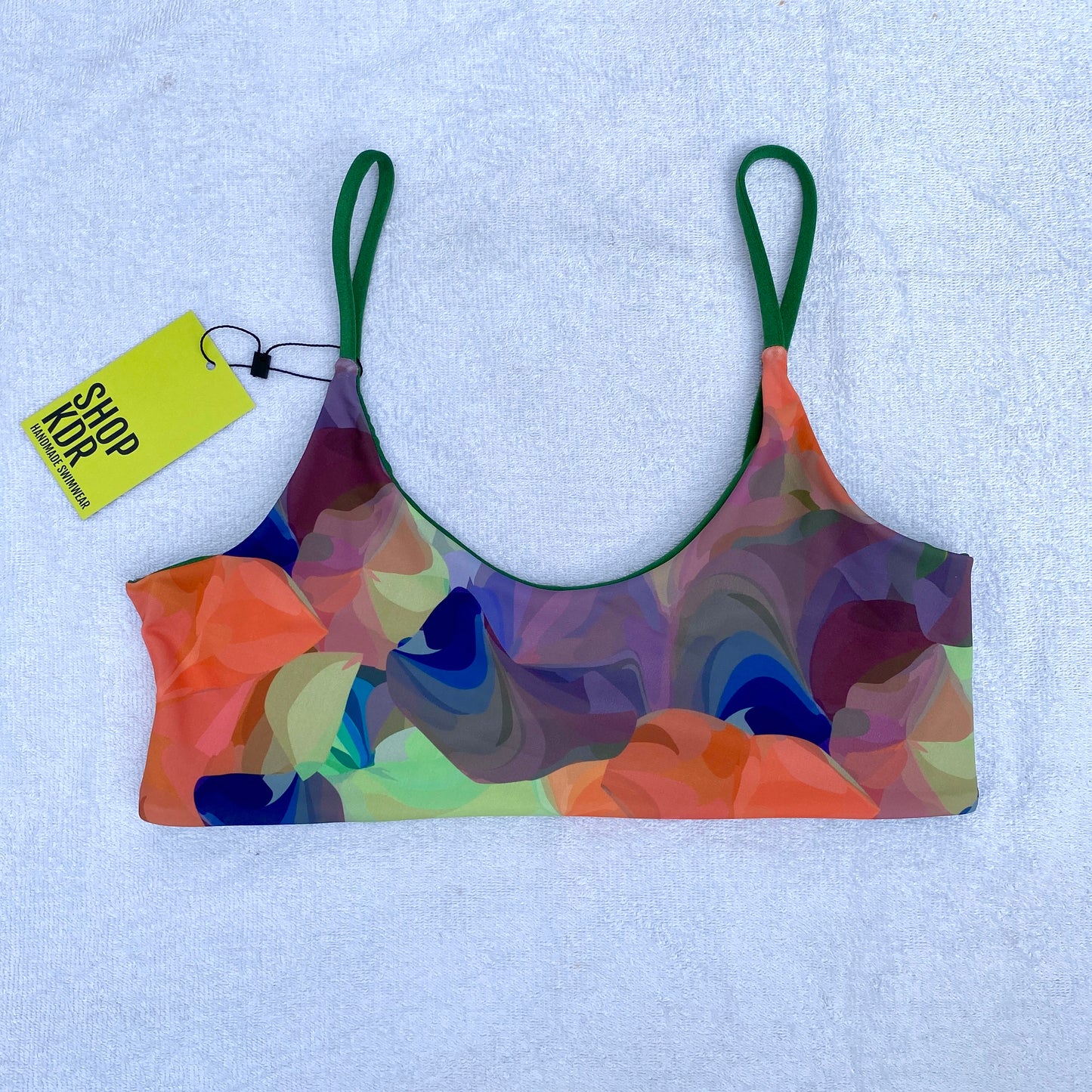 Tavi Top- Green/Kaleidoscope